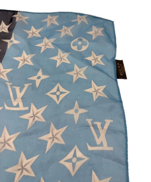 LOUIS VUITTON（ルイ ヴィトン）LOUIS VUITTON (ルイ ヴィトン) ストール ブルーの古着・服飾アイテム