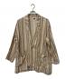 universal tissu（ユニバーサルティシュ）の古着「リネンシャツジャケット」｜ベージュ