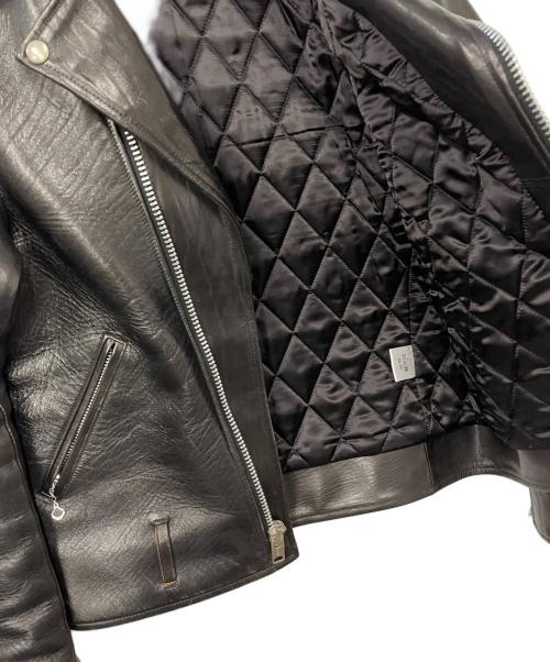 FINE CREEK LEATHERS（ファインクリークレザーズ）FINE CREEK LEATHERS (ファインクリークレザーズ) レザーライダースジャケット ブラック サイズ:36の古着・服飾アイテム