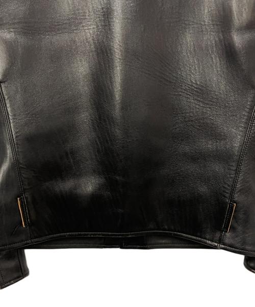 FINE CREEK LEATHERS（ファインクリークレザーズ）FINE CREEK LEATHERS (ファインクリークレザーズ) レザーライダースジャケット ブラック サイズ:36の古着・服飾アイテム