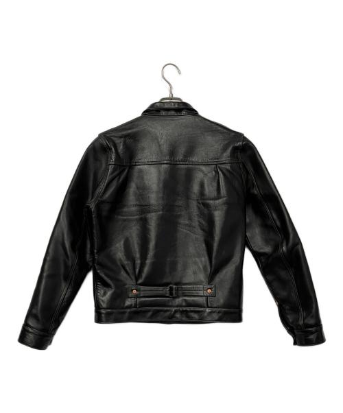 FINE CREEK LEATHER（ファインクリークレザーズ）FINE CREEK LEATHER (ファインクリークレザーズ) レザージャケット ブラック サイズ:36の古着・服飾アイテム