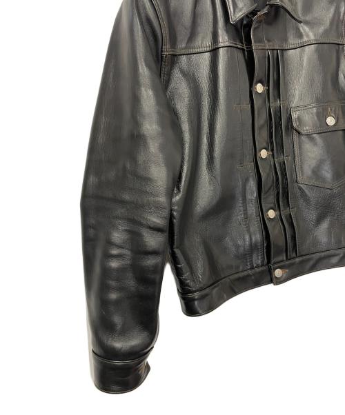 FINE CREEK LEATHER（ファインクリークレザーズ）FINE CREEK LEATHER (ファインクリークレザーズ) レザージャケット ブラック サイズ:36の古着・服飾アイテム