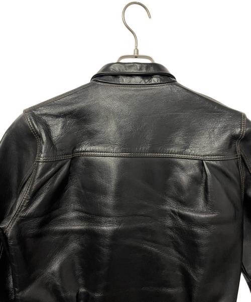 FINE CREEK LEATHER（ファインクリークレザーズ）FINE CREEK LEATHER (ファインクリークレザーズ) レザージャケット ブラック サイズ:36の古着・服飾アイテム