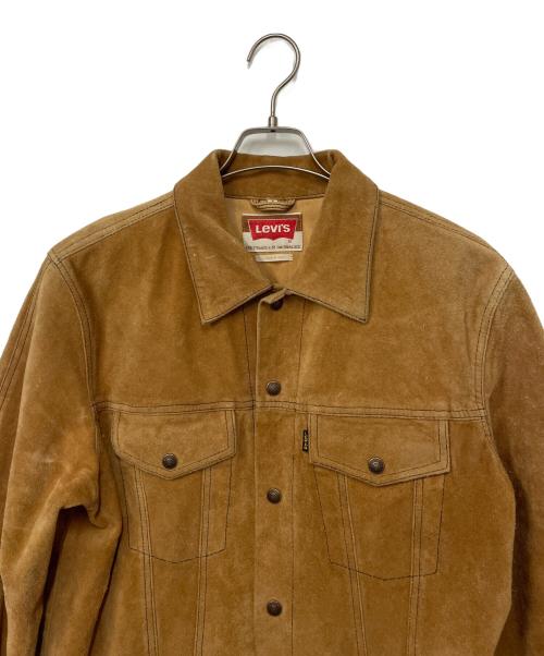 LEVI'S VINTAGE CLOTHING（リーバイス ビンテージ クロージング）LEVI'S VINTAGE CLOTHING (リーバイス ビンテージ クロージング) スウェード トラッカージャケット ブラウン サイズ:Lの古着・服飾アイテム