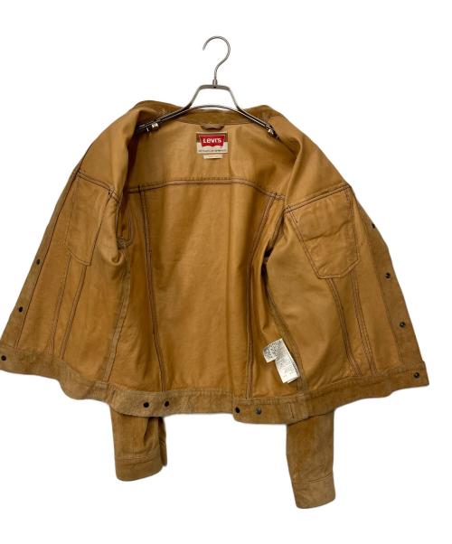 LEVI'S VINTAGE CLOTHING（リーバイス ビンテージ クロージング）LEVI'S VINTAGE CLOTHING (リーバイス ビンテージ クロージング) スウェード トラッカージャケット ブラウン サイズ:Lの古着・服飾アイテム
