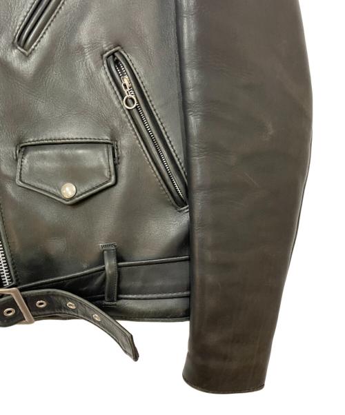 Schott（ショット）Schott (ショット) レザーライダースジャケット ブラック サイズ:36の古着・服飾アイテム