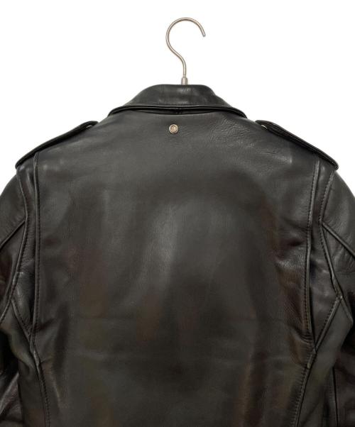 Schott（ショット）Schott (ショット) レザーライダースジャケット ブラック サイズ:36の古着・服飾アイテム