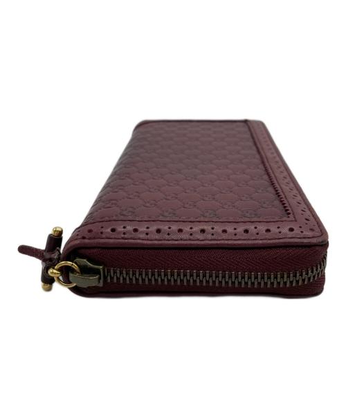 GUCCI（グッチ）GUCCI (グッチ) 長財布 ワインレッドの古着・服飾アイテム