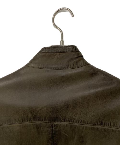 RIDEZ（ライズ）RIDEZ (ライズ) レザーライダースジャケット ブラウン サイズ:Sの古着・服飾アイテム