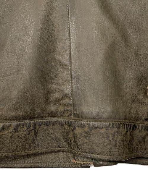 RIDEZ（ライズ）RIDEZ (ライズ) レザーライダースジャケット ブラウン サイズ:Sの古着・服飾アイテム