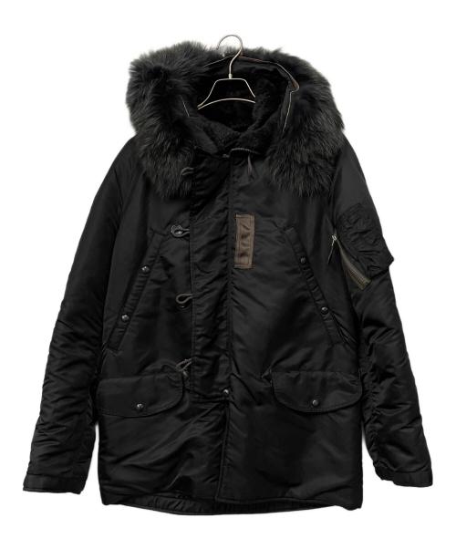 BUZZ RICKSON'S（バズリクソンズ）BUZZ RICKSON'S (バズリクソンズ) N-3Bタイプコート ブラック サイズ:Mの古着・服飾アイテム