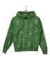 unknown（アンノーン）の古着「ラインストーンジップパーカー」｜グリーン