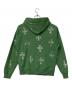 unknown (アンノーン) ラインストーンジップパーカー グリーン サイズ:S：6000円