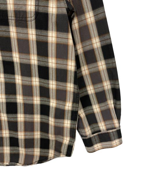 CarHartt（カーハート）CarHartt (カーハート) チェックシャツ ブラック×ホワイト サイズ:Lの古着・服飾アイテム