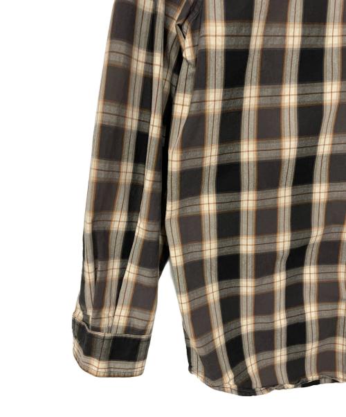 CarHartt（カーハート）CarHartt (カーハート) チェックシャツ ブラック×ホワイト サイズ:Lの古着・服飾アイテム