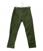orSlowオアスロウ）の古着「ファティーグパンツ」｜グリーン