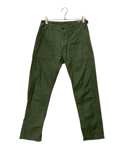 orSlow（オアスロウ）orSlow (オアスロウ) ファティーグパンツ グリーン サイズ:Sの古着・服飾アイテム
