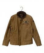 VANSONバンソン）の古着「N-1 裏ボアデッキジャケット」｜ブラウン