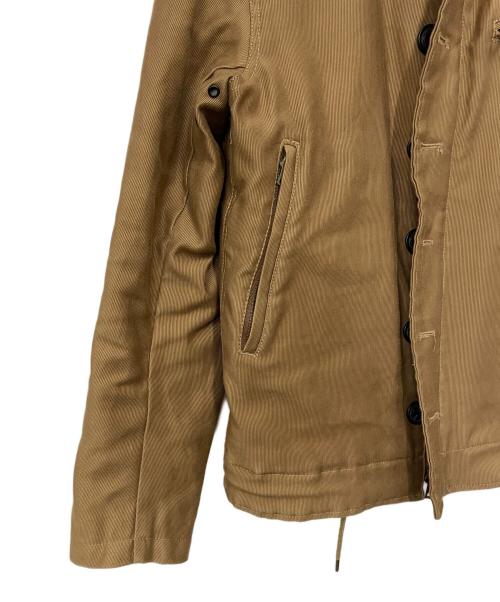 VANSON（バンソン）VANSON (バンソン) N-1 裏ボアデッキジャケット ブラウン サイズ:Lの古着・服飾アイテム