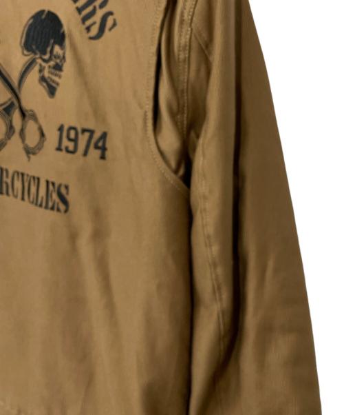 VANSON（バンソン）VANSON (バンソン) N-1 裏ボアデッキジャケット ブラウン サイズ:Lの古着・服飾アイテム