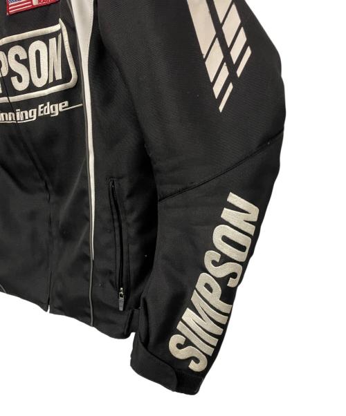 SIMPSON（シンプソン）SIMPSON (シンプソン) ライダースジャケット ブラック サイズ:Lの古着・服飾アイテム