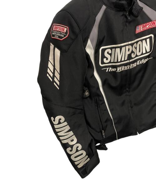 SIMPSON（シンプソン）SIMPSON (シンプソン) ライダースジャケット ブラック サイズ:Lの古着・服飾アイテム