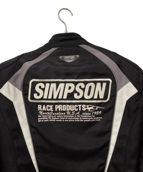 SIMPSON（シンプソン）SIMPSON (シンプソン) ライダースジャケット ブラック サイズ:Lの古着・服飾アイテム