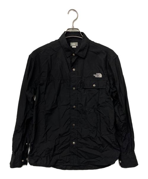 THE NORTH FACE（ザ ノース フェイス）THE NORTH FACE (ザ ノース フェイス) ロングスリーブ ヌプシシャツ ブラック サイズ:Sの古着・服飾アイテム