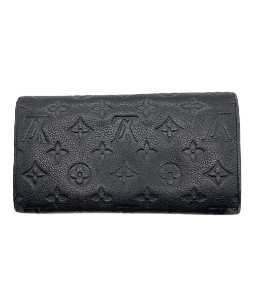 LOUIS VUITTON（ルイ ヴィトン）LOUIS VUITTON (ルイ ヴィトン) 3つ折り財布 ブラックの古着・服飾アイテム