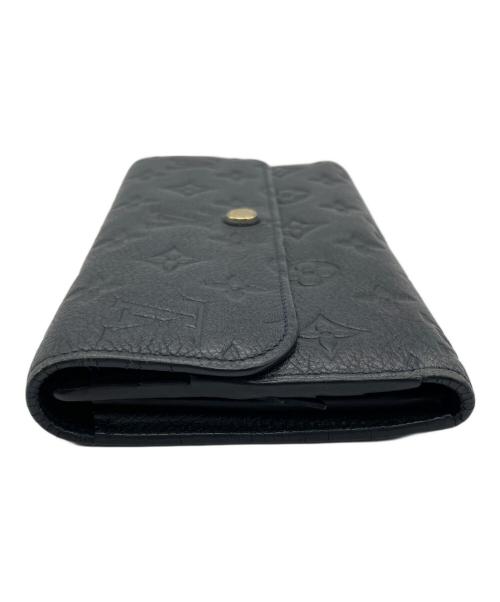 LOUIS VUITTON（ルイ ヴィトン）LOUIS VUITTON (ルイ ヴィトン) 3つ折り財布 ブラックの古着・服飾アイテム