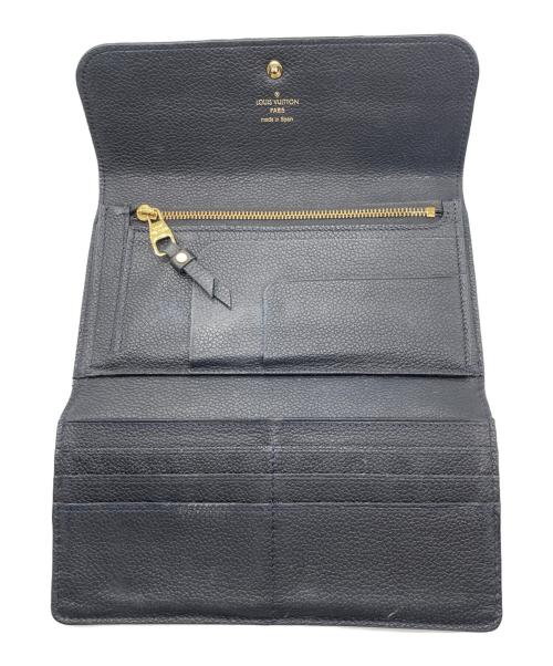 LOUIS VUITTON（ルイ ヴィトン）LOUIS VUITTON (ルイ ヴィトン) 3つ折り財布 ブラックの古着・服飾アイテム