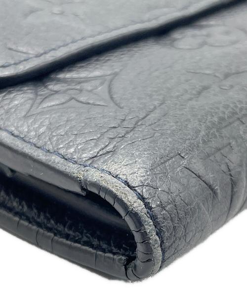 LOUIS VUITTON（ルイ ヴィトン）LOUIS VUITTON (ルイ ヴィトン) 3つ折り財布 ブラックの古着・服飾アイテム