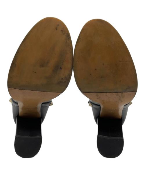 VALENTINO GARAVANI（ヴァレンティノ・ガラヴァーニ）VALENTINO GARAVANI (ヴァレンティノ・ガラヴァーニ) スタッズブーツ ブラック サイズ:35 1/2の古着・服飾アイテム