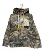 GUCCI×THE NORTH FACEグッチ×ザ ノース フェイス）の古着「プルオーバーパーカー」｜マルチカラー
