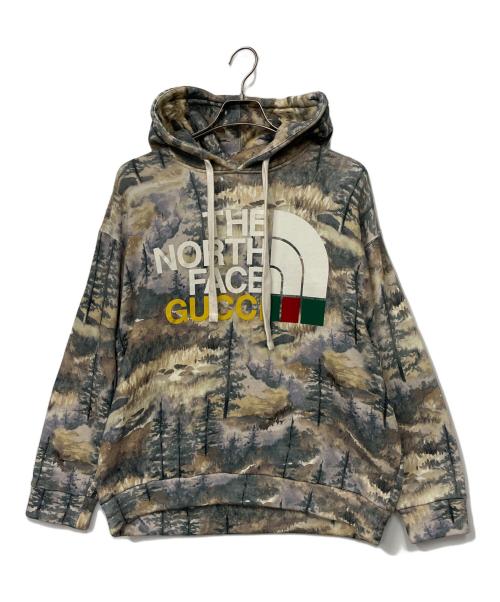 GUCCI（グッチ）GUCCI (グッチ) THE NORTH FACE (ザ ノース フェイス) プルオーバーパーカー マルチカラー サイズ:Mの古着・服飾アイテム