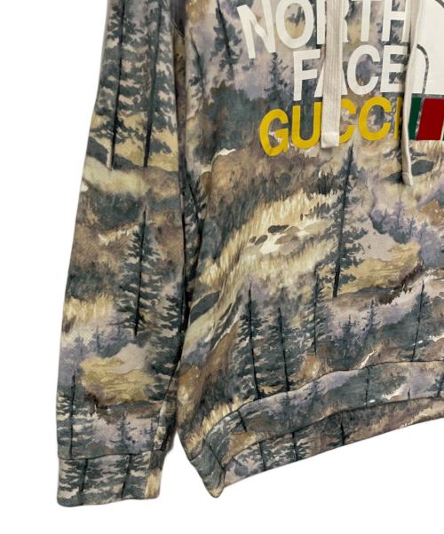 GUCCI（グッチ）GUCCI (グッチ) THE NORTH FACE (ザ ノース フェイス) プルオーバーパーカー マルチカラー サイズ:Mの古着・服飾アイテム