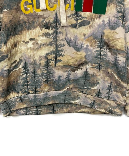 GUCCI（グッチ）GUCCI (グッチ) THE NORTH FACE (ザ ノース フェイス) プルオーバーパーカー マルチカラー サイズ:Mの古着・服飾アイテム