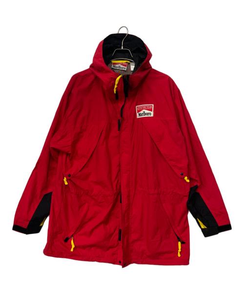 marlboro（マルボロ）marlboro (マルボロ) ナイロンジャケット レッド サイズ:Lの古着・服飾アイテム