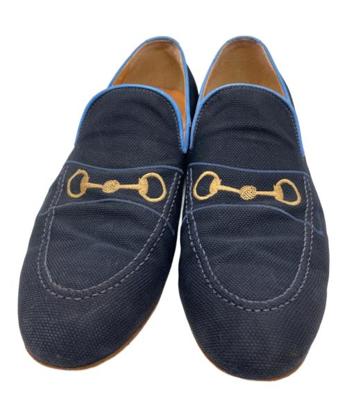 POLPETTA（ポルペッタ）POLPETTA (ポルペッタ) ローファー ネイビー サイズ:42 1/2の古着・服飾アイテム