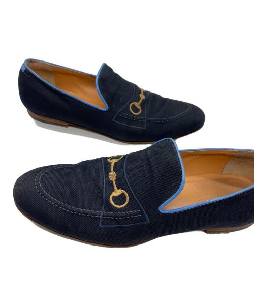 POLPETTA（ポルペッタ）POLPETTA (ポルペッタ) ローファー ネイビー サイズ:42 1/2の古着・服飾アイテム