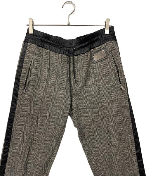 DOLCE & GABBANA（ドルチェ＆ガッバーナ）DOLCE & GABBANA (ドルチェ＆ガッバーナ) サイドジップパンツ グレー サイズ:44の古着・服飾アイテム