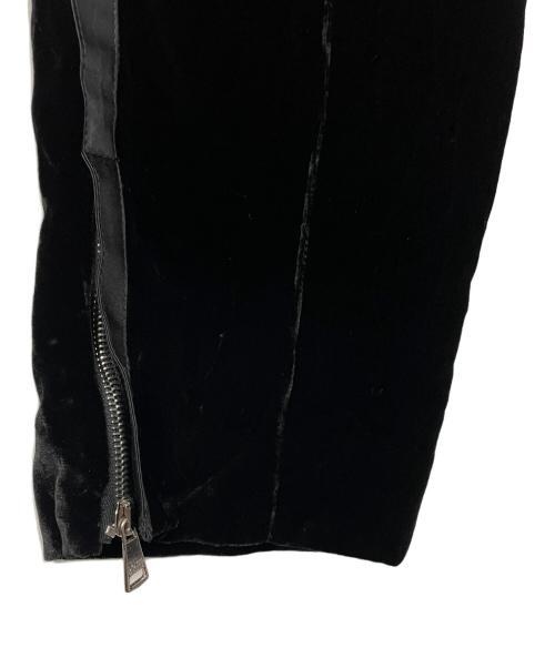 DOLCE & GABBANA（ドルチェ＆ガッバーナ）DOLCE & GABBANA (ドルチェ＆ガッバーナ) サイドジップパンツ ブラック サイズ:40の古着・服飾アイテム