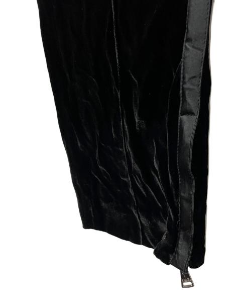 DOLCE & GABBANA（ドルチェ＆ガッバーナ）DOLCE & GABBANA (ドルチェ＆ガッバーナ) サイドジップパンツ ブラック サイズ:40の古着・服飾アイテム