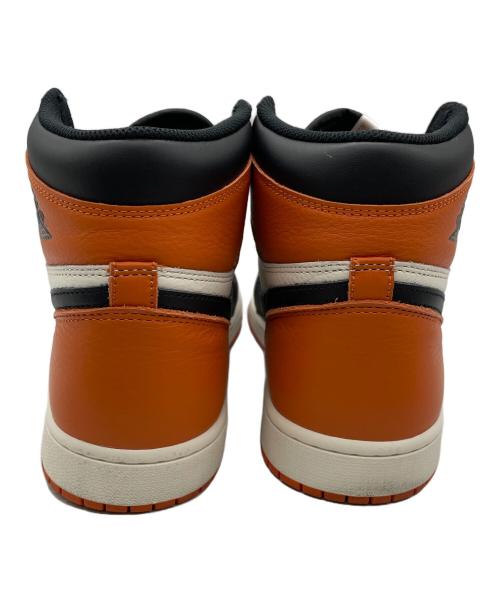 NIKE（ナイキ）NIKE (ナイキ) ハイカットスニーカー オレンジ×ブラック サイズ:28の古着・服飾アイテム
