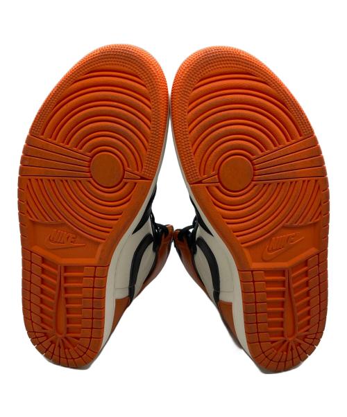 NIKE（ナイキ）NIKE (ナイキ) ハイカットスニーカー オレンジ×ブラック サイズ:28の古着・服飾アイテム