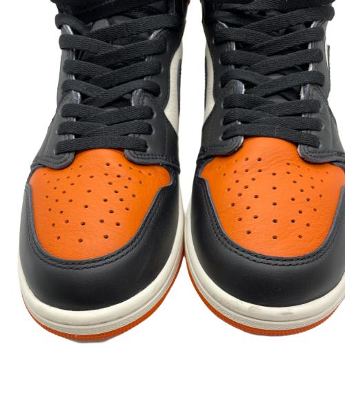 NIKE（ナイキ）NIKE (ナイキ) ハイカットスニーカー オレンジ×ブラック サイズ:28の古着・服飾アイテム