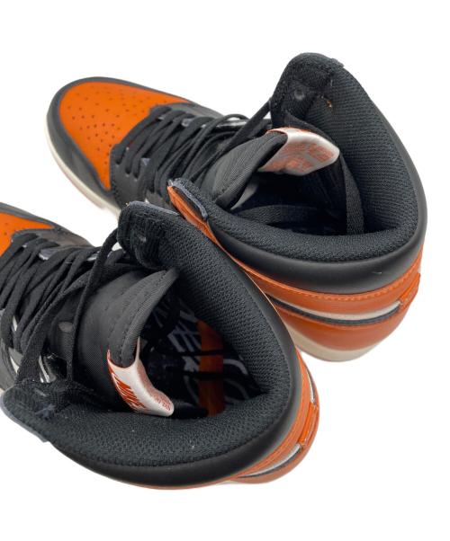 NIKE（ナイキ）NIKE (ナイキ) ハイカットスニーカー オレンジ×ブラック サイズ:28の古着・服飾アイテム