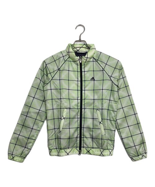 adidas（アディダス）adidas (アディダス) ダウンジャケット 黄緑 サイズ:XSの古着・服飾アイテム