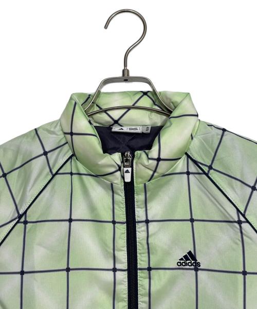 adidas（アディダス）adidas (アディダス) ダウンジャケット 黄緑 サイズ:XSの古着・服飾アイテム