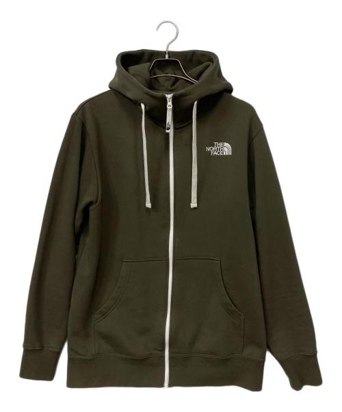 THE NORTH FACE（ザ ノース フェイス）THE NORTH FACE (ザ ノース フェイス) ジップパーカー オリーブ サイズ:Lの古着・服飾アイテム